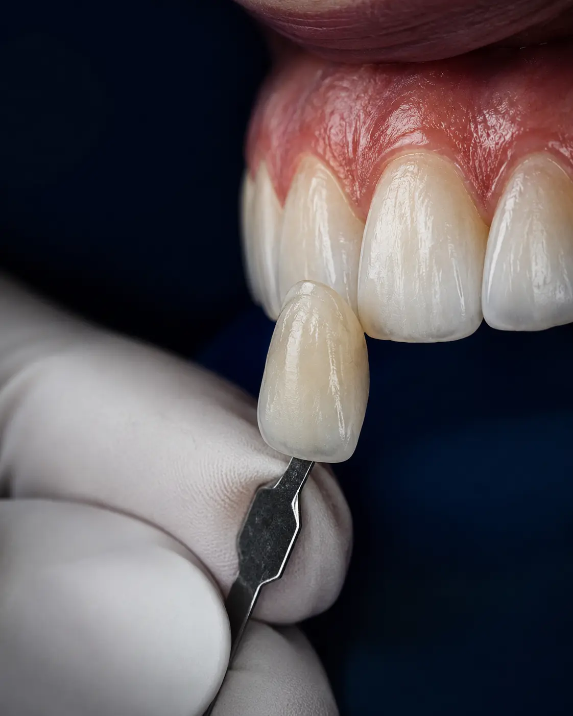 Representación visual de selección clínica del color dental